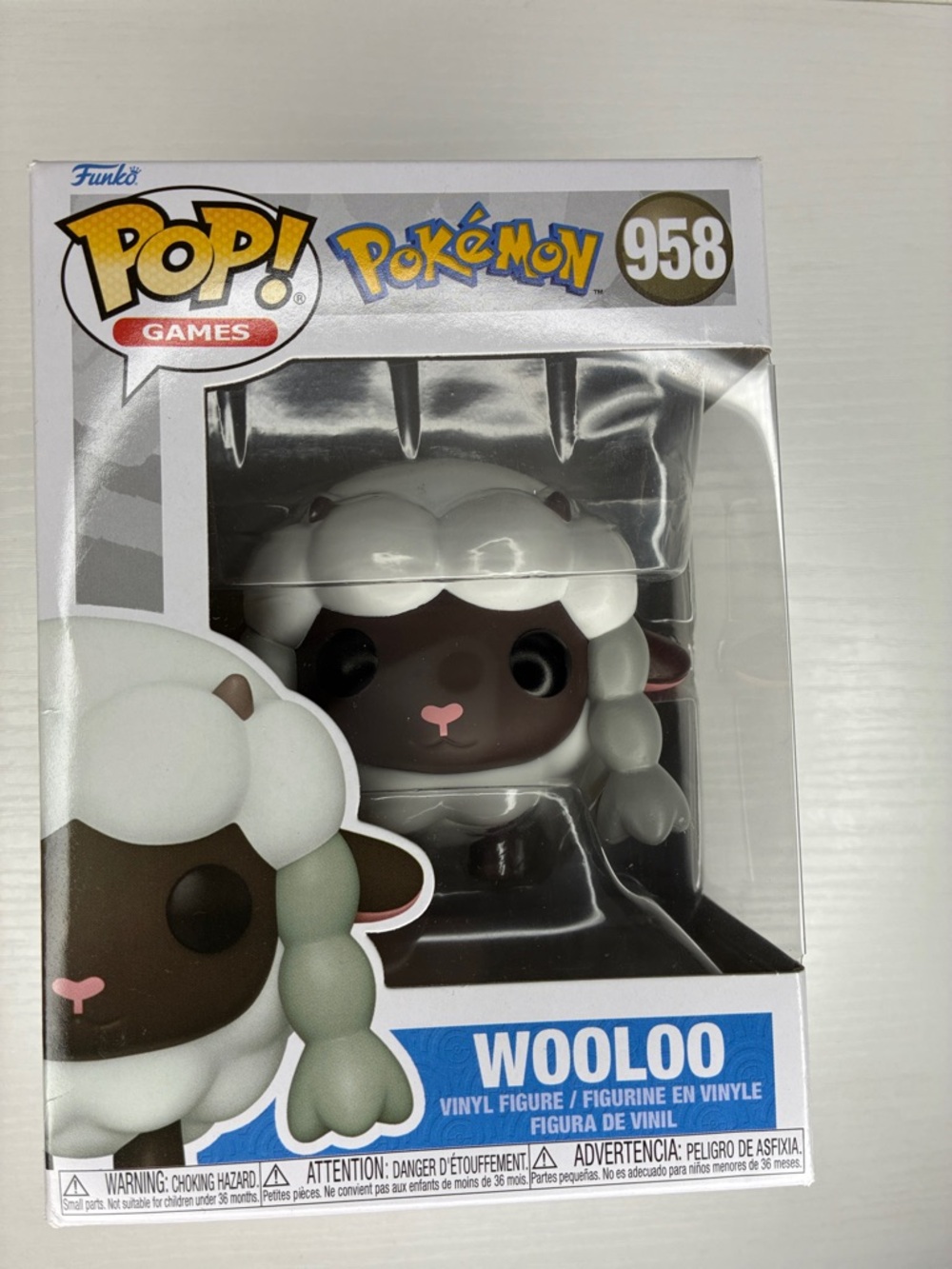 Funko Pop! Wooloo Vinyl Figure - White, Brown, Pink